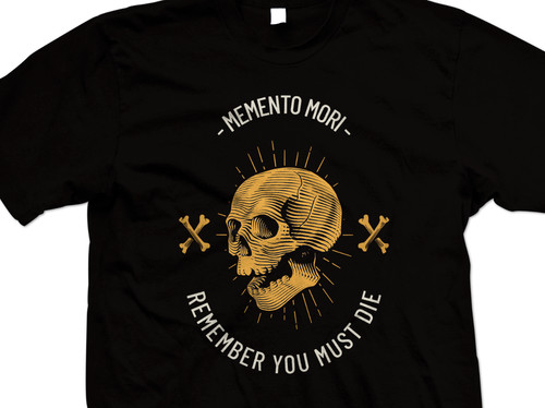 Memento mori shirt skull - memento,