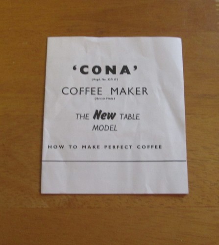 Cona coffee maker d - coffee,