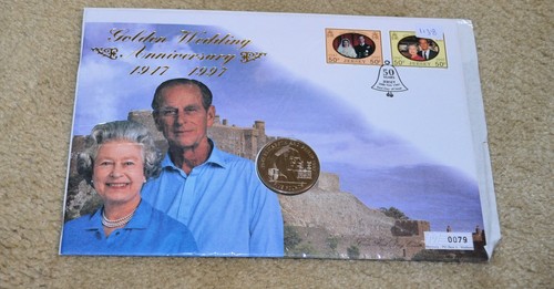 Mercury cover five pound coin - cover,