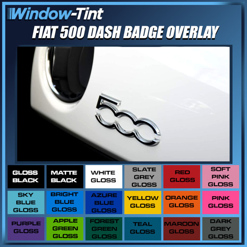 Fiat 500 dashboard badge - fiat,