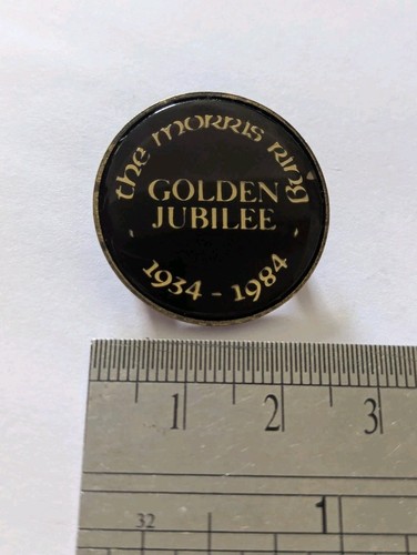 The morris ring vintage pin - morris,