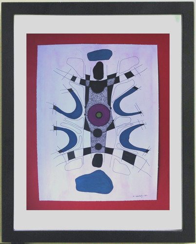 Ink drawing abstract - drawing,