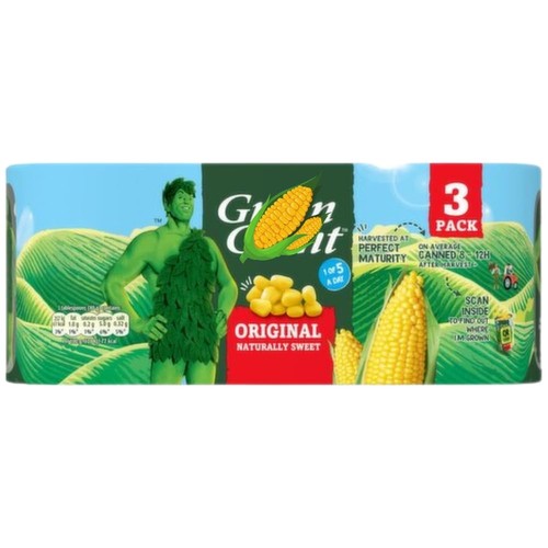 Canned corn niblets naturally - niblets,