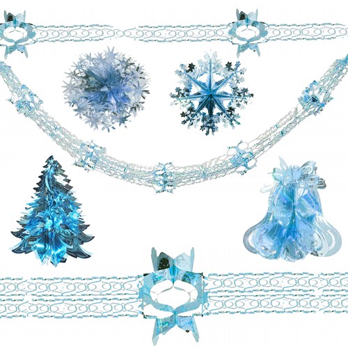 Christmas foil ceiling - christmas,
