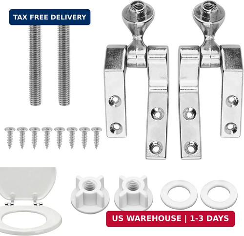 Toilet seat hinge - toilet,