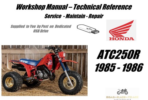 Honda atc250r atc250 service - honda,