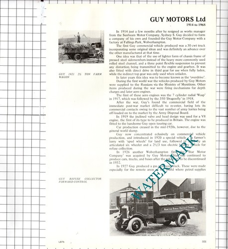 Guy motors ltd wolverhampton - motors,