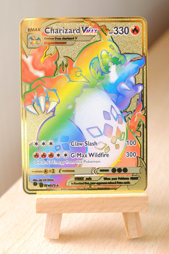 Charizard vmax rainbow gold - vmax,