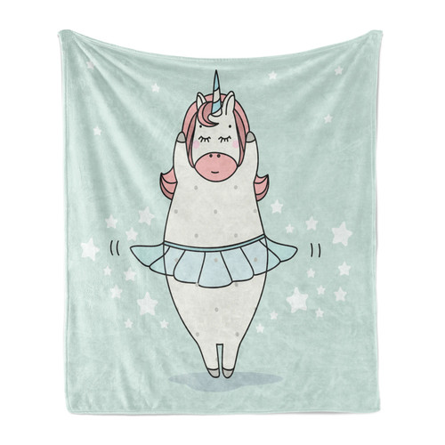 Unicorn soft flannel fleece - soft,