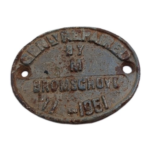 Railwayana bromsgrove 1951 - railwayana,