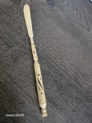 Antique carved dip - carved,