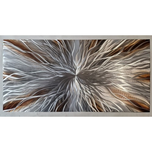 Modern abstract metal wall