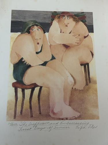 Erika oller signed lithograph - signed,