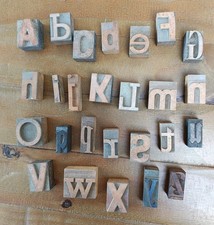 Vintage wooden printing - vintage,
