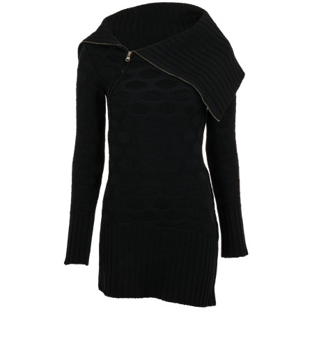 Versace long zipped jumper - versace,