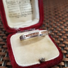 Sterling silver half eternity - silver,