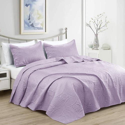 3pc quilt bedspread set - 3pc,
