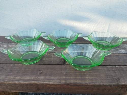 1930s green glass - 1930s, and
