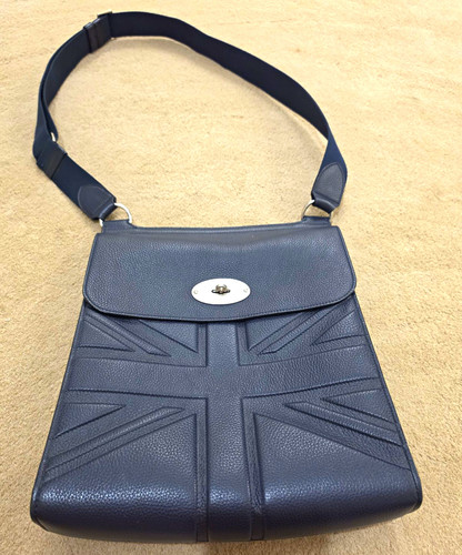 Mulberry navy blue pebbled - mulberry,
