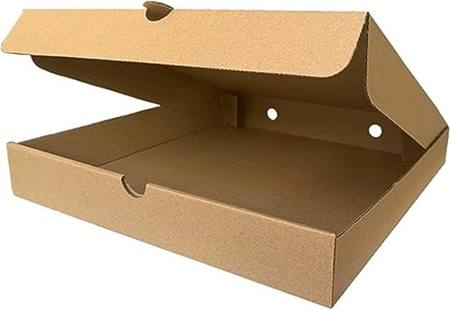 Plain kraft white pizza - &,