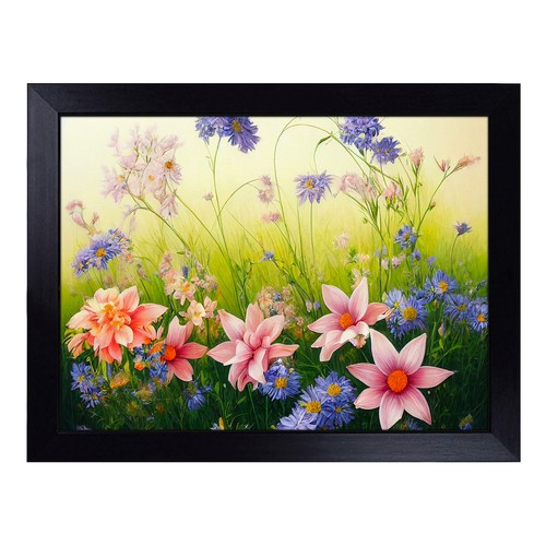 Joyful wild flowers cushioned - joyful,