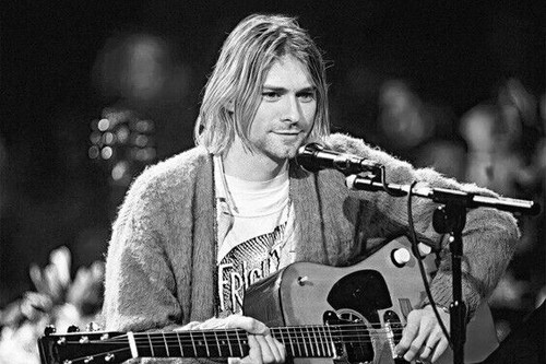 Rock singer kurt cobain - rock, 4x6
