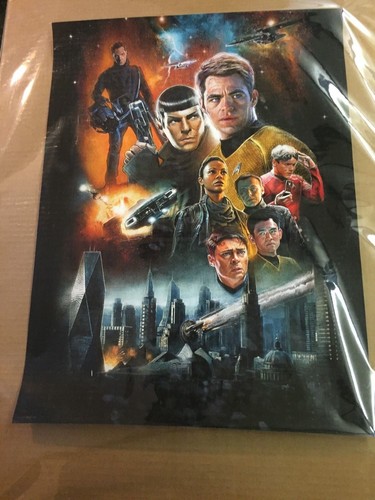 Star trek signed poster - trek, print