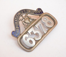 Tram bus cap badge glasgow - tram,