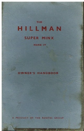 Hillman super minx mkiv - hillman,