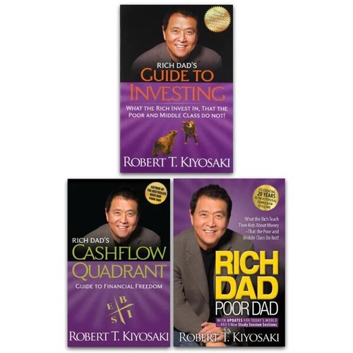 Robert kiyosaki 3 books - kiyosaki,