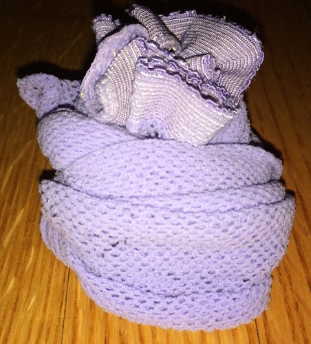 Lavendar pale purple fishnet - lavendar,