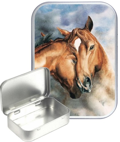 Horse neck hinged - horse, tin