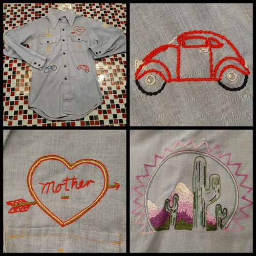 Vtg s chambray - 70's,