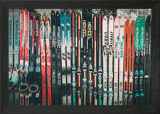 Idaho vintage ski - wall, framed