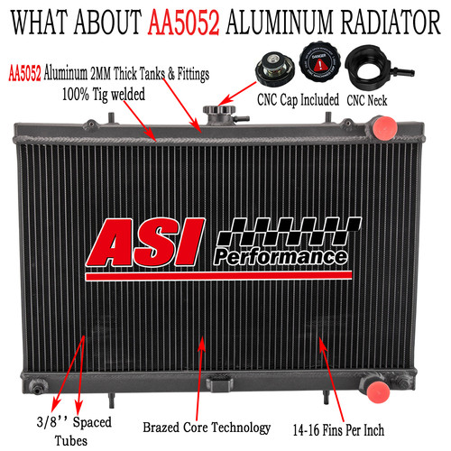 Row aluminum radiator - 3,