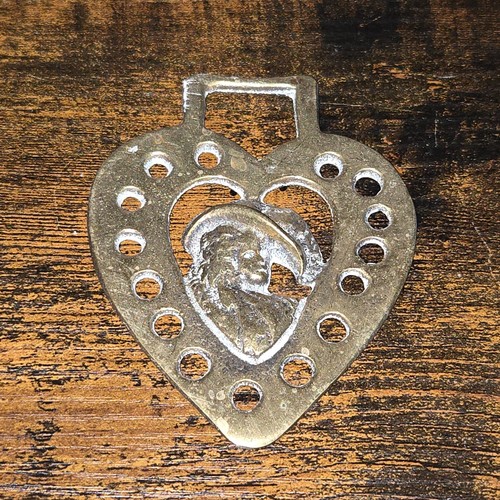 Vintage solid brass horse - vintage,