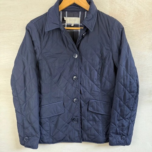 Hobbs navy quilted jacket - hobbs,