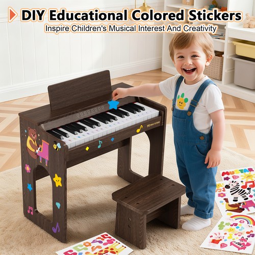 Mustar wood kids piano - ♬mustar,
