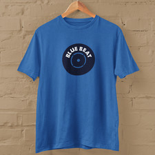 Blue beat records t shirt - beat, t-shirt