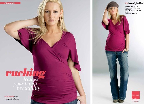 Short sleeved maternity - short,