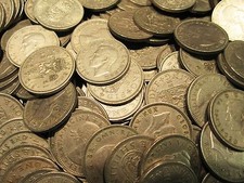 Shilling coins old - shilling,