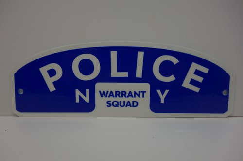 Police warrant squad - police, license