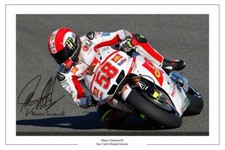 Marco simoncelli signed photo - marco,
