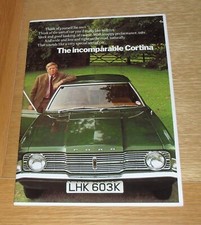 Ford cortina brochure - ford,