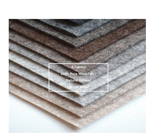 100 merino wool felt 1mm - merino,