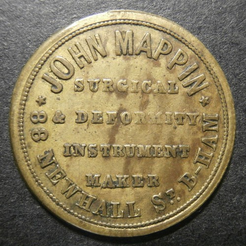 Farthing token 19th century - ,
