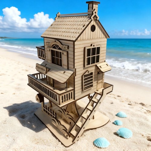 Wooden house jigsaw puzzle - house,