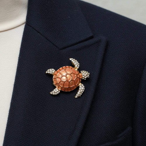 Antique turtle coral - turtle,