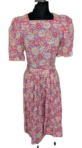 Euc vintage laura ashley - laura, pink