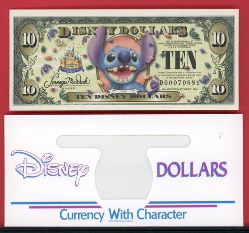 Disney dollar stitch 50th - dollar,